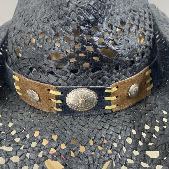 Bullhide Run A Muck Straw Like Young Love Cowboy Brown Hat Women - Picture 6 of 9